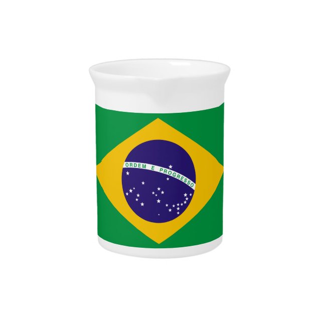 Flag of Brazil Pitcher (Front)