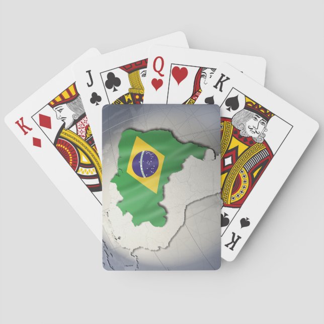 Flag of Brazil Poker Cards (Back)
