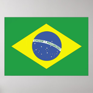 Flag of Brazil Poster