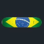 Flag of Brazil Skateboard<br><div class="desc">Flag of the Federative Republic of Brazil</div>