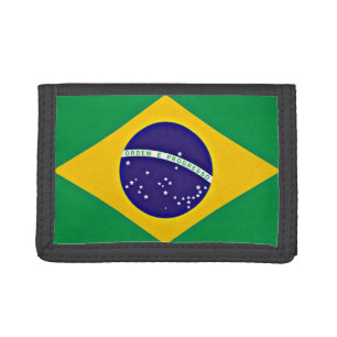 Flag of Brazil Trifold Wallet