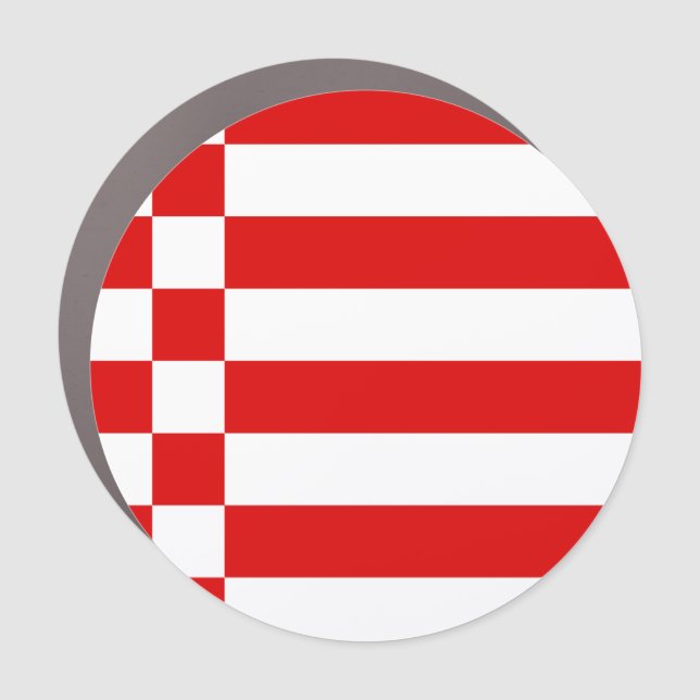 Flag of Bremen Car Magnet (Front)