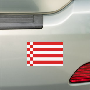 Flag of Bremen Car Magnet