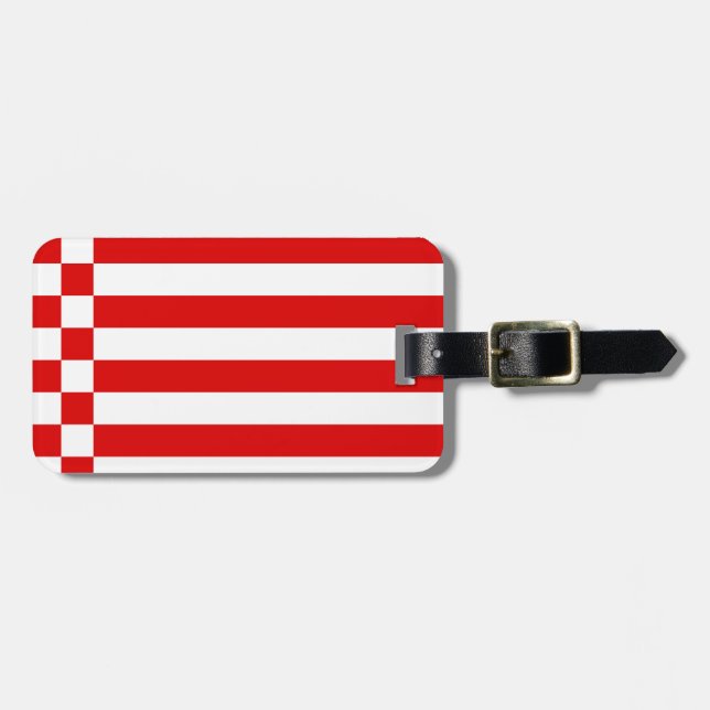 Flag of Bremen Luggage Tag (Front Horizontal)