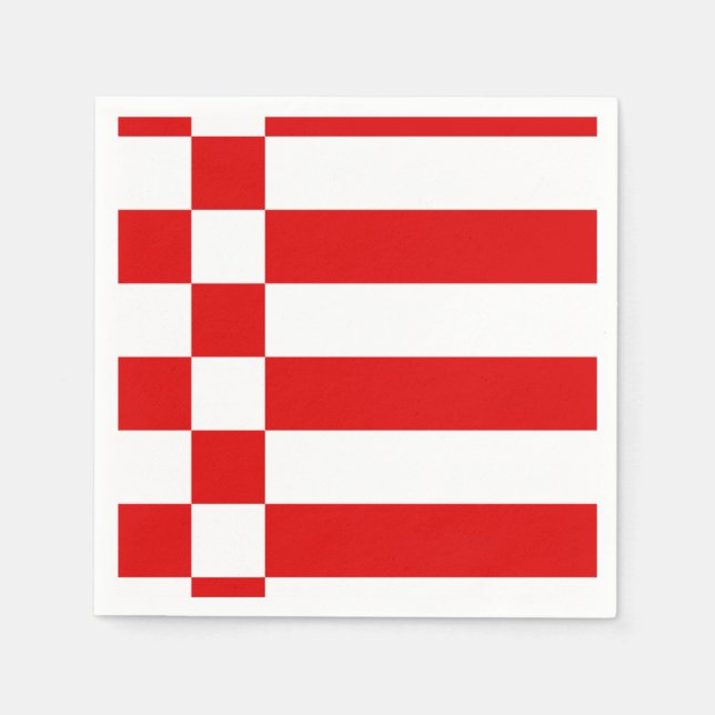 Flag of Bremen Paper Napkins (Front)