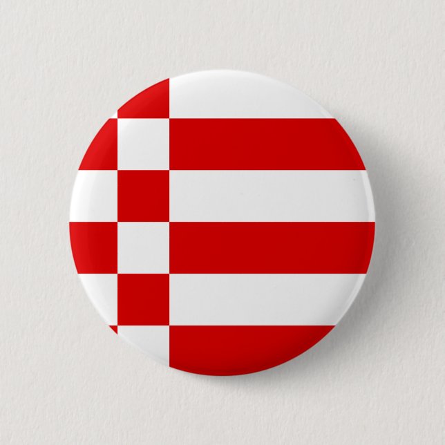 Flag of Bremen Pinback Button (Front)