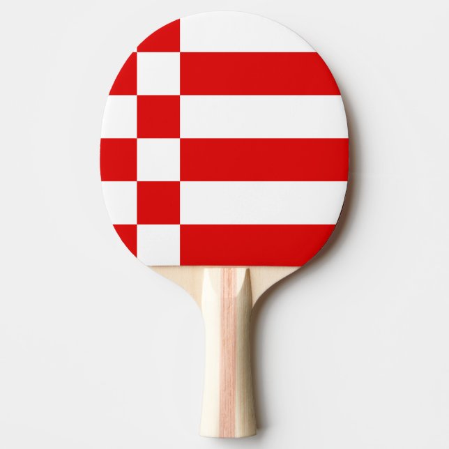 Flag of Bremen Ping-Pong Paddle (Front)
