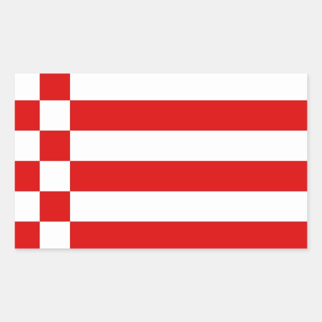 Flag of Bremen Rectangular Sticker (Front)