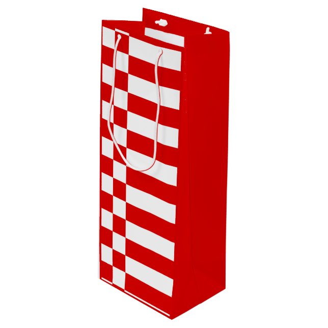Flag of Bremen Wine Gift Bag (Front Angled)