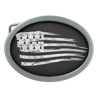 Flag of Bretane, Gwenn ha Of Belt Buckle