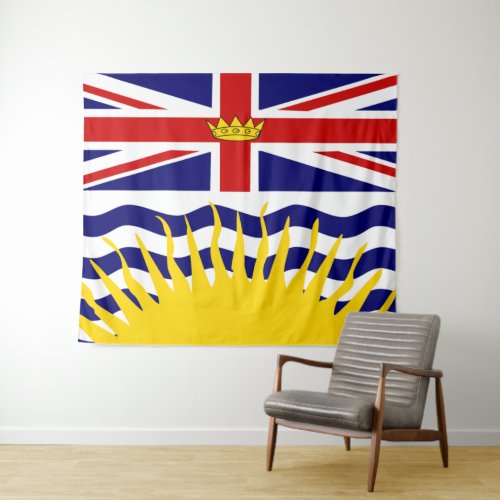 Flag of British Colombia Tapestry