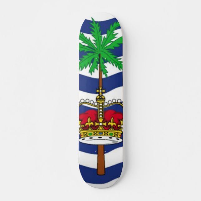 Flag of British Indian Ocean Territory Skateboard Deck (Front)