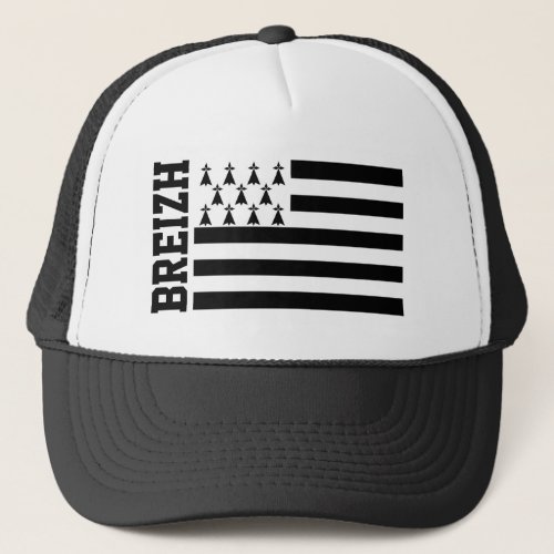 Flag of Brittany France Trucker Hat
