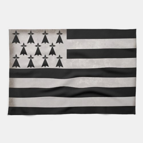 Flag of Brittany Kitchen Towel