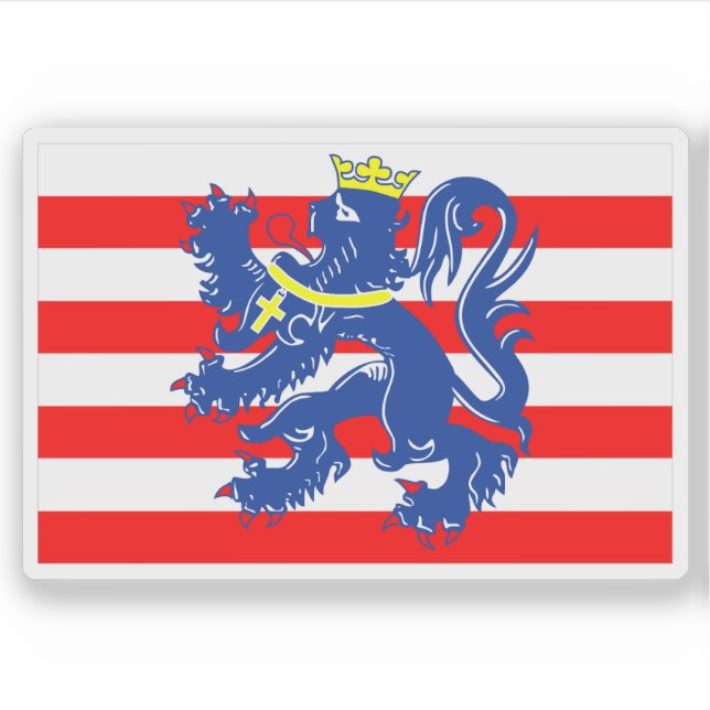 Flag of Bruges, Belgium Sticker (Front)