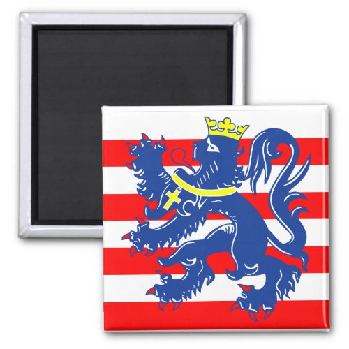 Flag of Bruges Brugge Belgium Magnet