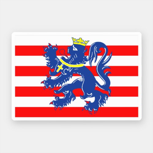 Flag of Bruges Brugge Belgium Sticker