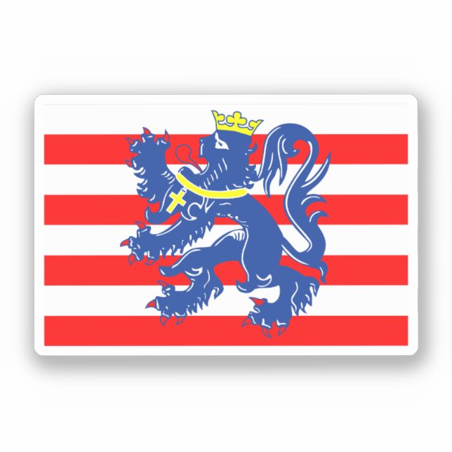 Flag of Bruges/ Brugge, Belgium Sticker (Front)