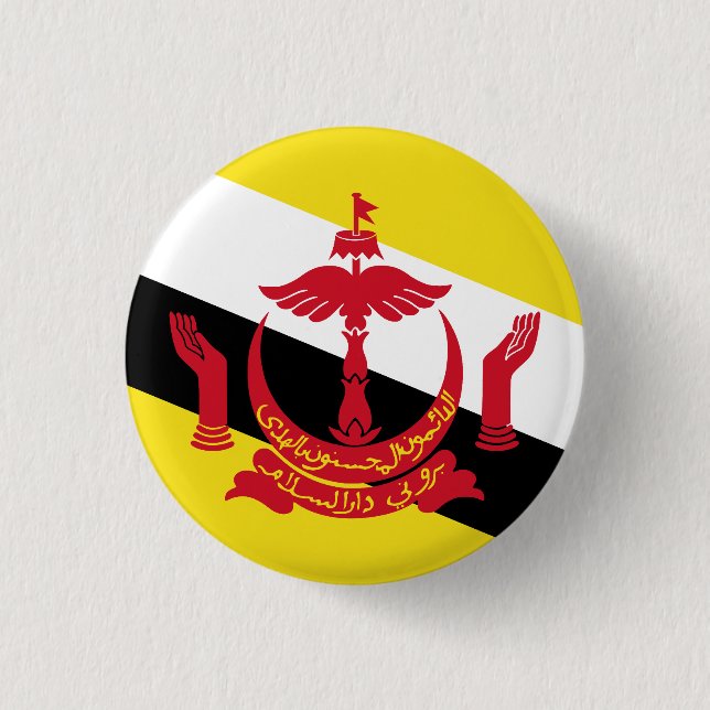 Flag of Brunei Button (Front)