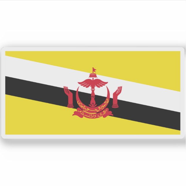 Flag of Brunei Sticker (Front)