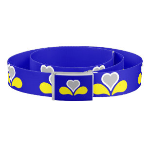 Flag of Brussels, Belgium Belt