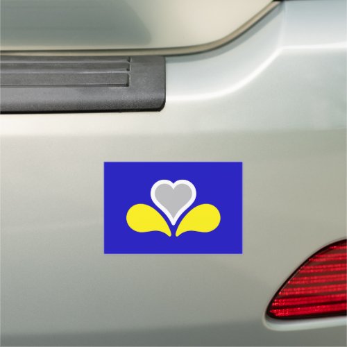 Flag of Brussels Belgium  Car Magnet