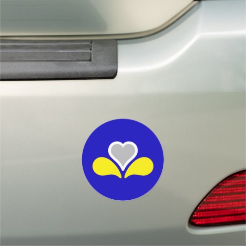 Flag of Brussels Belgium  Car Magnet