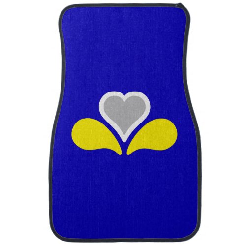 Flag of Brussels Belgium Car Mat