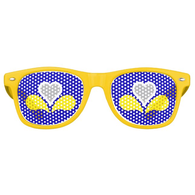 Flag of Brussels, Belgium Retro Sunglasses (Front)