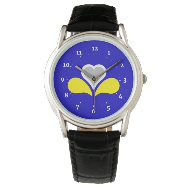 Flag of Brussels, Belgium Wrist Watch (Front)