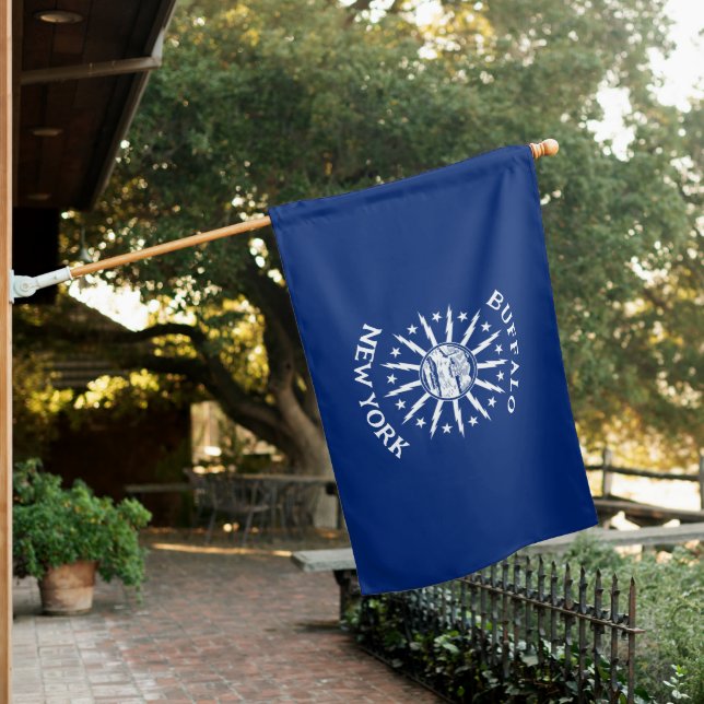 Flag of Buffalo, New York (In SItu)