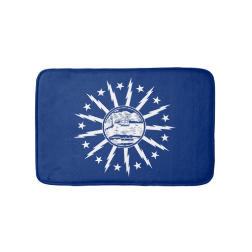 Flag of Buffalo New York Bath Mat
