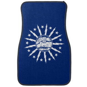 Flag of Buffalo, New York Car Mat