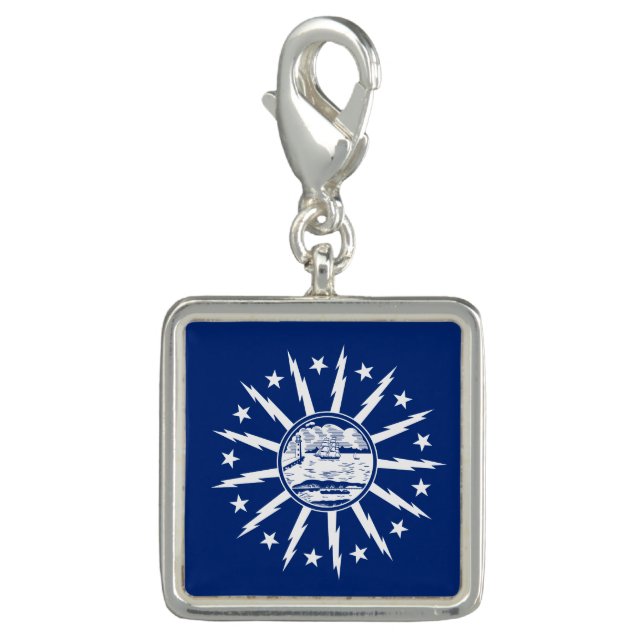 Flag of Buffalo, New York Charm (Front)