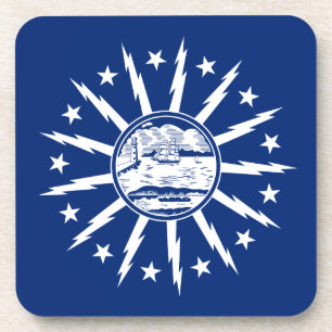 Flag of Buffalo, New York Coaster