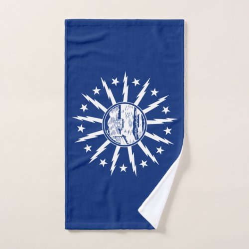 Flag of Buffalo New York Hand Towel
