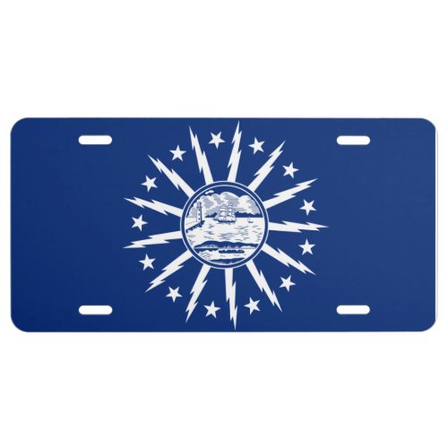 Flag of Buffalo New York License Plate