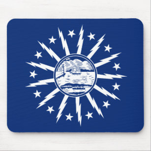 Flag of Buffalo, New York Mouse Pad