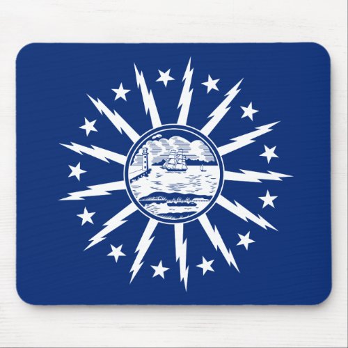 Flag of Buffalo New York Mouse Pad