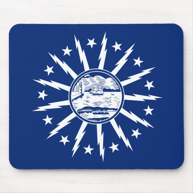Flag of Buffalo, New York Mouse Pad (Front)