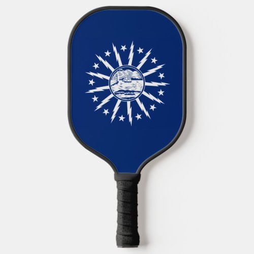 Flag of Buffalo New York Pickleball Paddle