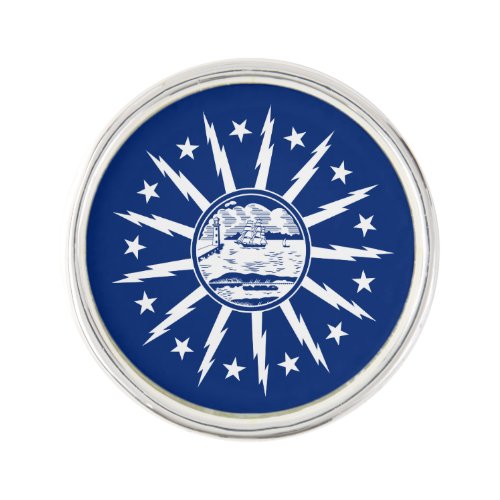 Flag of Buffalo New York Pin
