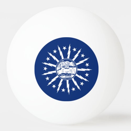 Flag of Buffalo New York Ping_Pong Ball