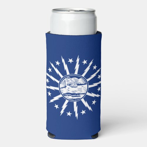 Flag of Buffalo New York Seltzer Can Cooler