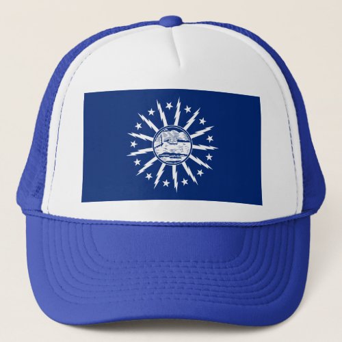 Flag of Buffalo New York Trucker Hat