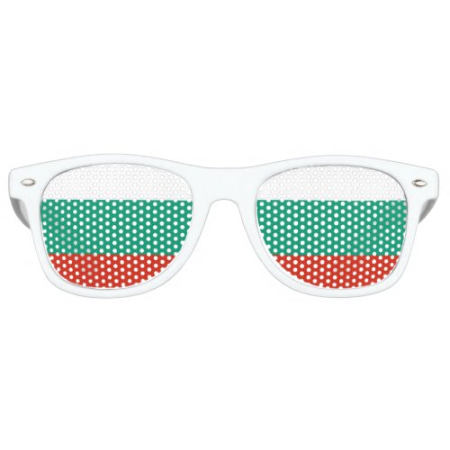 Flag of Bulgaria or Bulgarian Retro Sunglasses