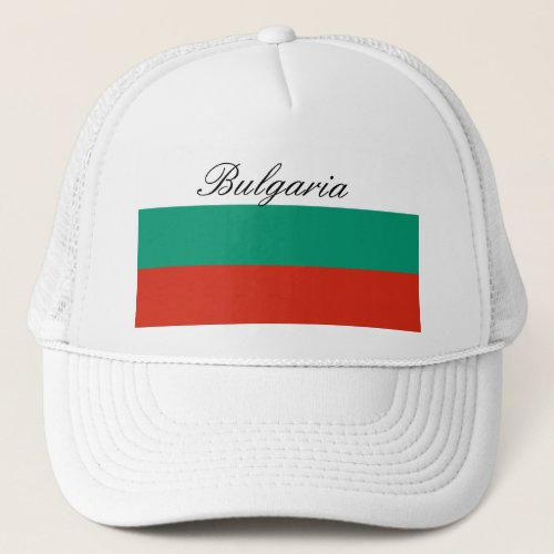 Flag of Bulgaria or Bulgarian Trucker Hat