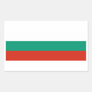 Flag of Bulgaria Rectangular Sticker