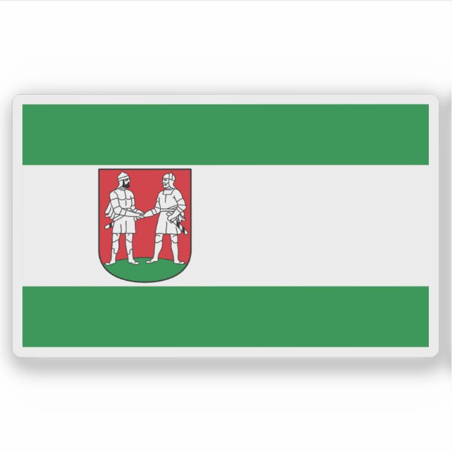 Flag of Bünde, Germany Sticker (Front)