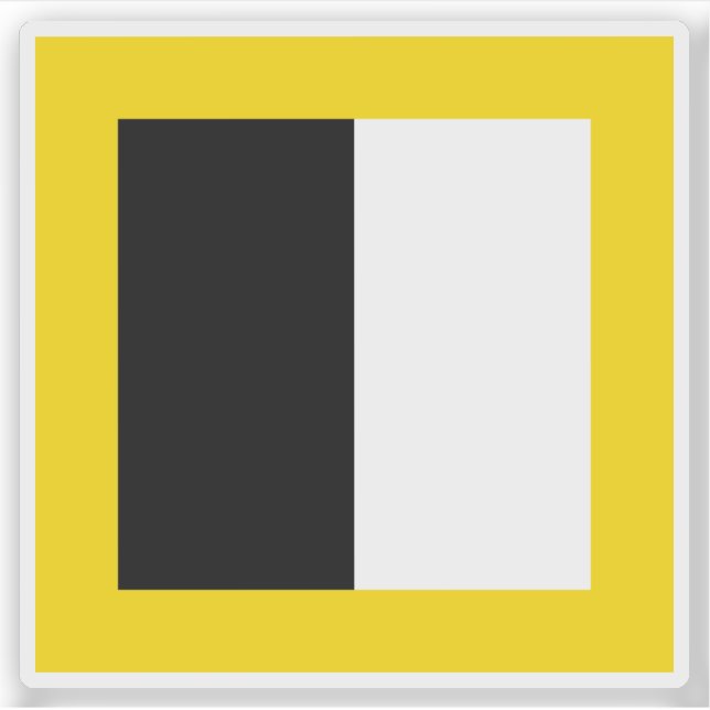 Flag of Burgdorf, Switzerland Sticker (Front)